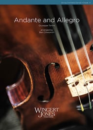 Andante and Allegro Orchestra sheet music cover Thumbnail